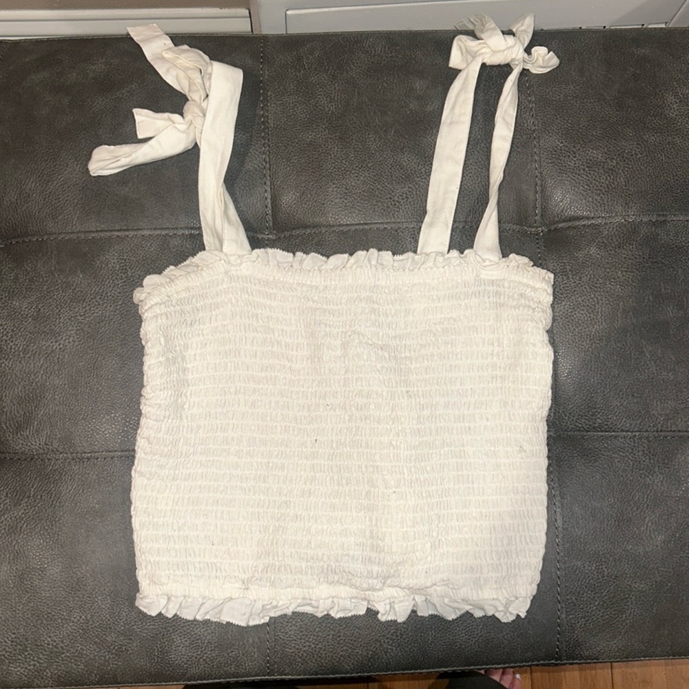 White A&F Tank